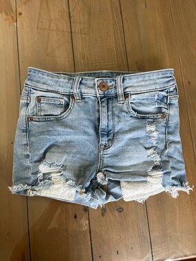 American Eagle Distressed Jean Shorts